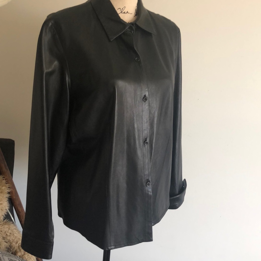 Banana Republic Leather shirt